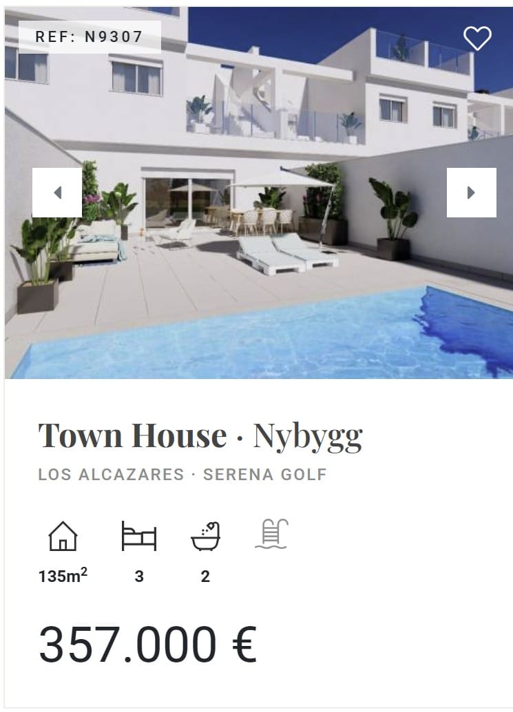 hus og leiligheter Alicante costa blanca spania costa calida