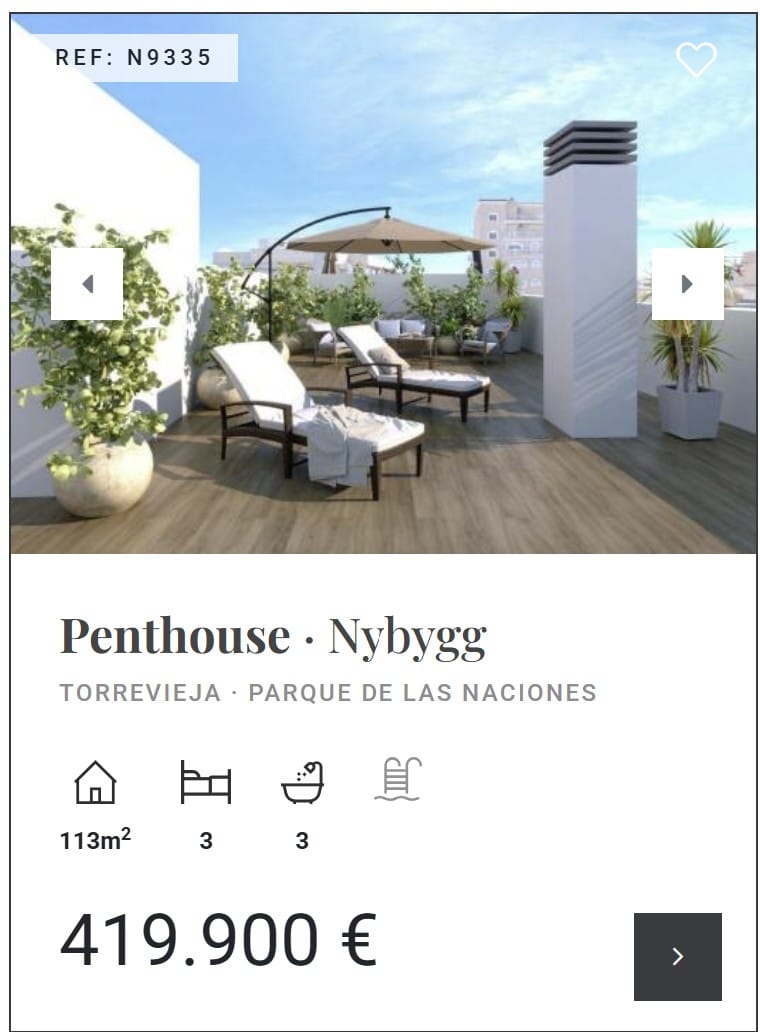 hus og leiligheter Alicante costa blanca spania torrevieja