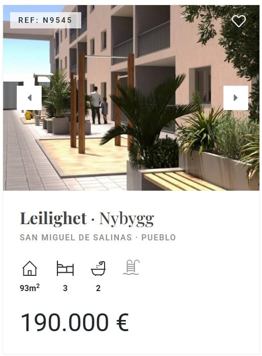 hus og leiligheter Alicante costa blanca spania