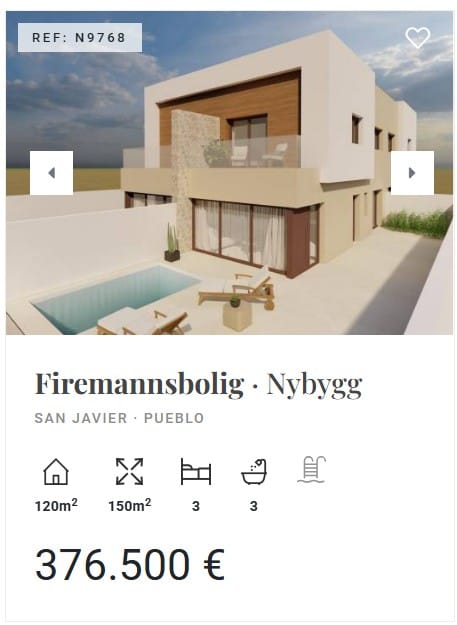 hus og leiligheter spania costa blanca san javier