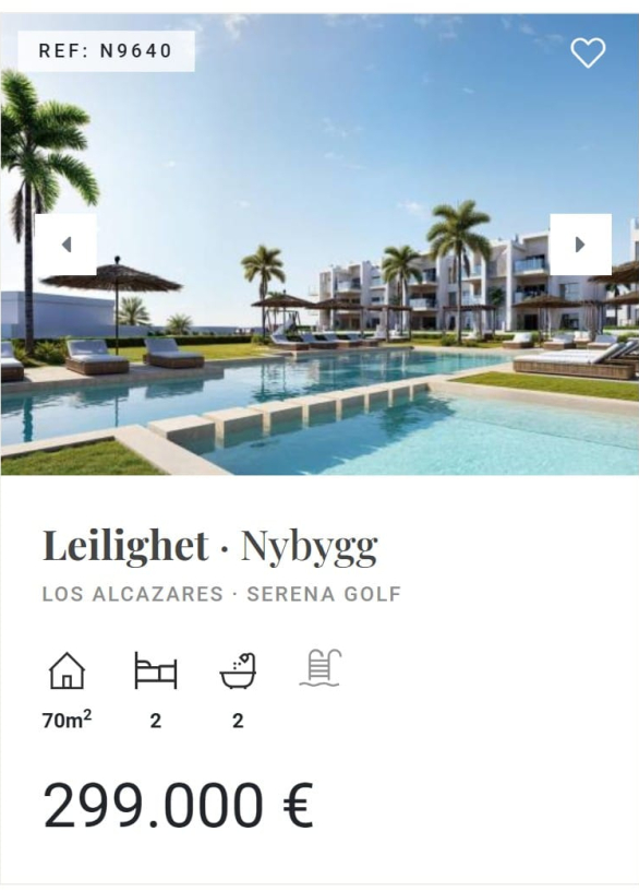 hus og leiligheter spania costa blanca alicante