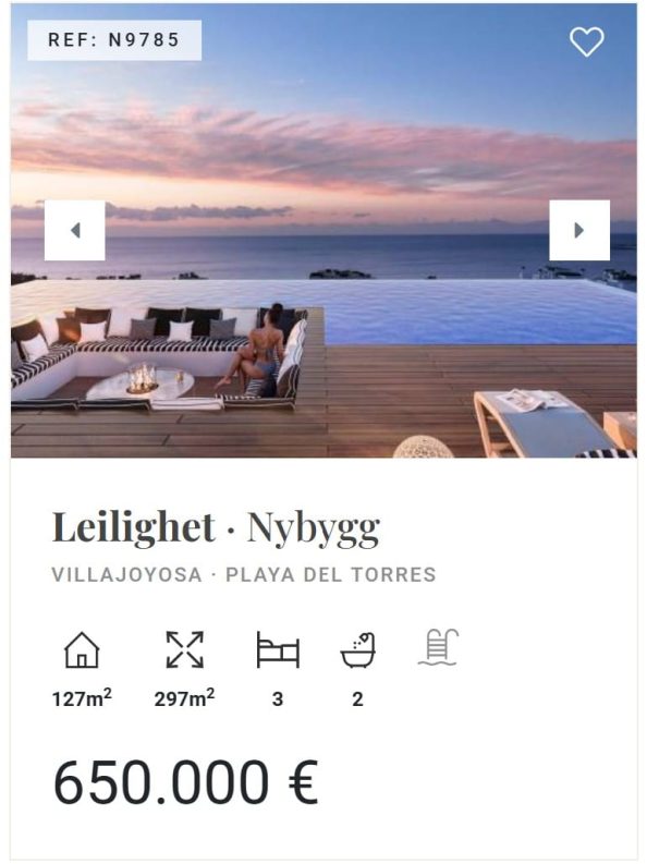 hus og leiligheter spania costa blanca