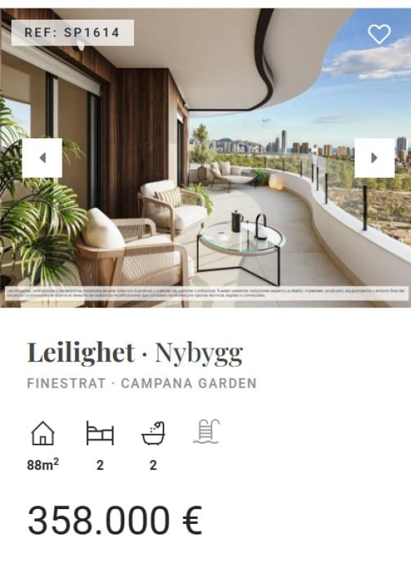 hus og leiligheter spania costa blanca alicante
