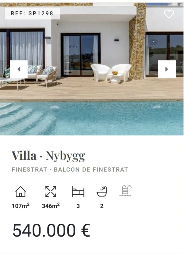 hus og leiligheter Alicante costa blanca spania